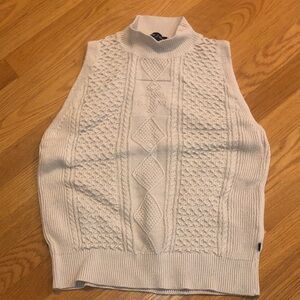 Nautica Cream Cable Knit Sweater